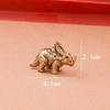 Dinosaur Desk Ornament Vintage Home Decor Figurine Bronze
