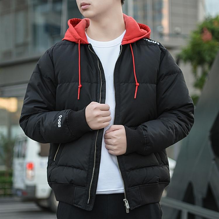 Converse Court Down Bomber Jacket Asia Sizing 'Black Red' Men's 10019992-A01