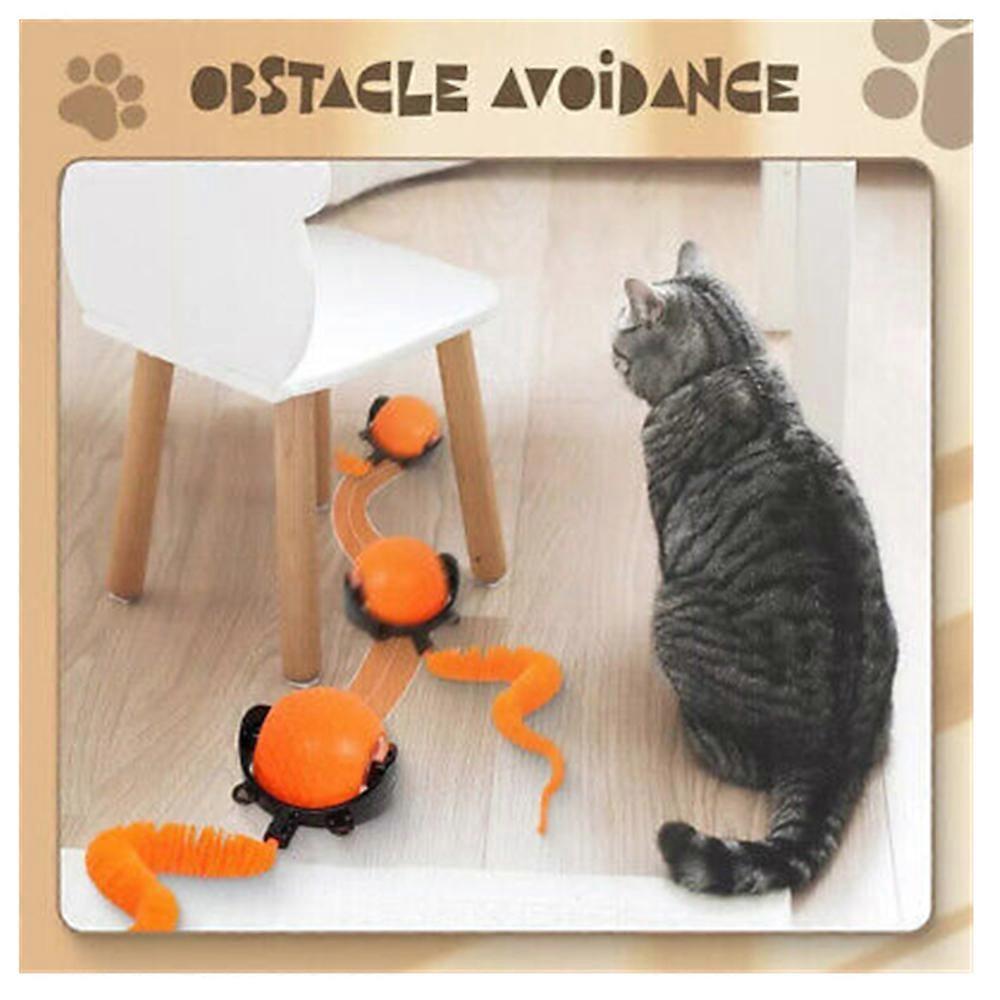 Balle Jouet Chat Interactive à Roulement, Balle pour Chien à Roulement Automatique Jouets Interactifs pour Chat