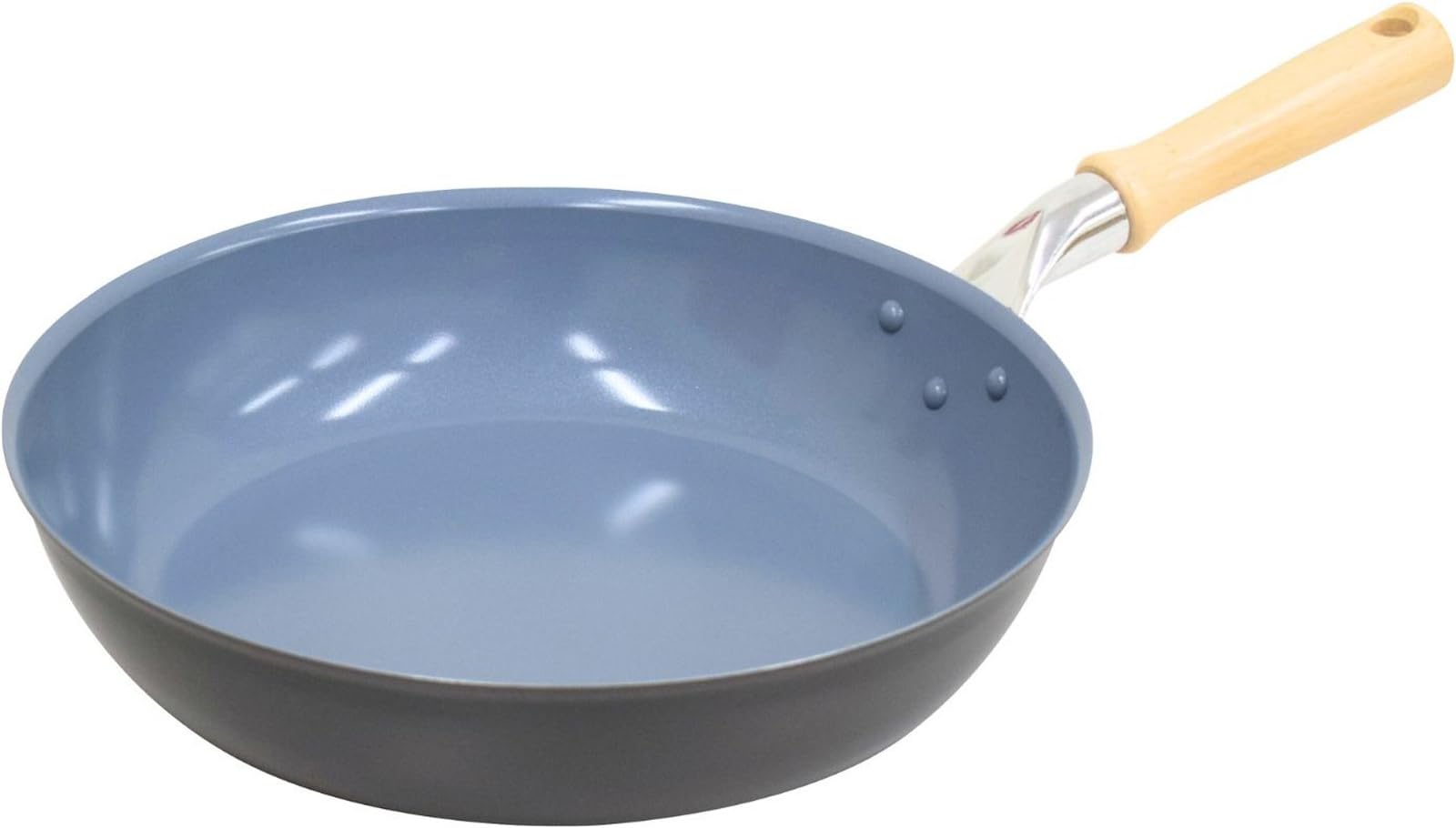 

Urushiyama Metal Industry 28cm Frying Made in Ceramic Lightweight Aluminum Stylish Dark Brown Seraphim Pan, Japan, Heat-Resistant Coating, PFOA-Free, серый