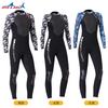 Diving Suit Men's 1.5mm One-piece Warm Snorkel Jellyfish Sunscreen Women's Outdoor Long-sleeved Swimsuit