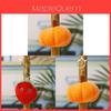 Plush Pumpkin Keychain Cute Cartoon Halloween Toy For Bags And Keys