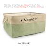 Free Custom Basket Cat Dog Toy Print Name Pet Storage Box DIY Toys Clothes Accessories Foldable Organize Customized