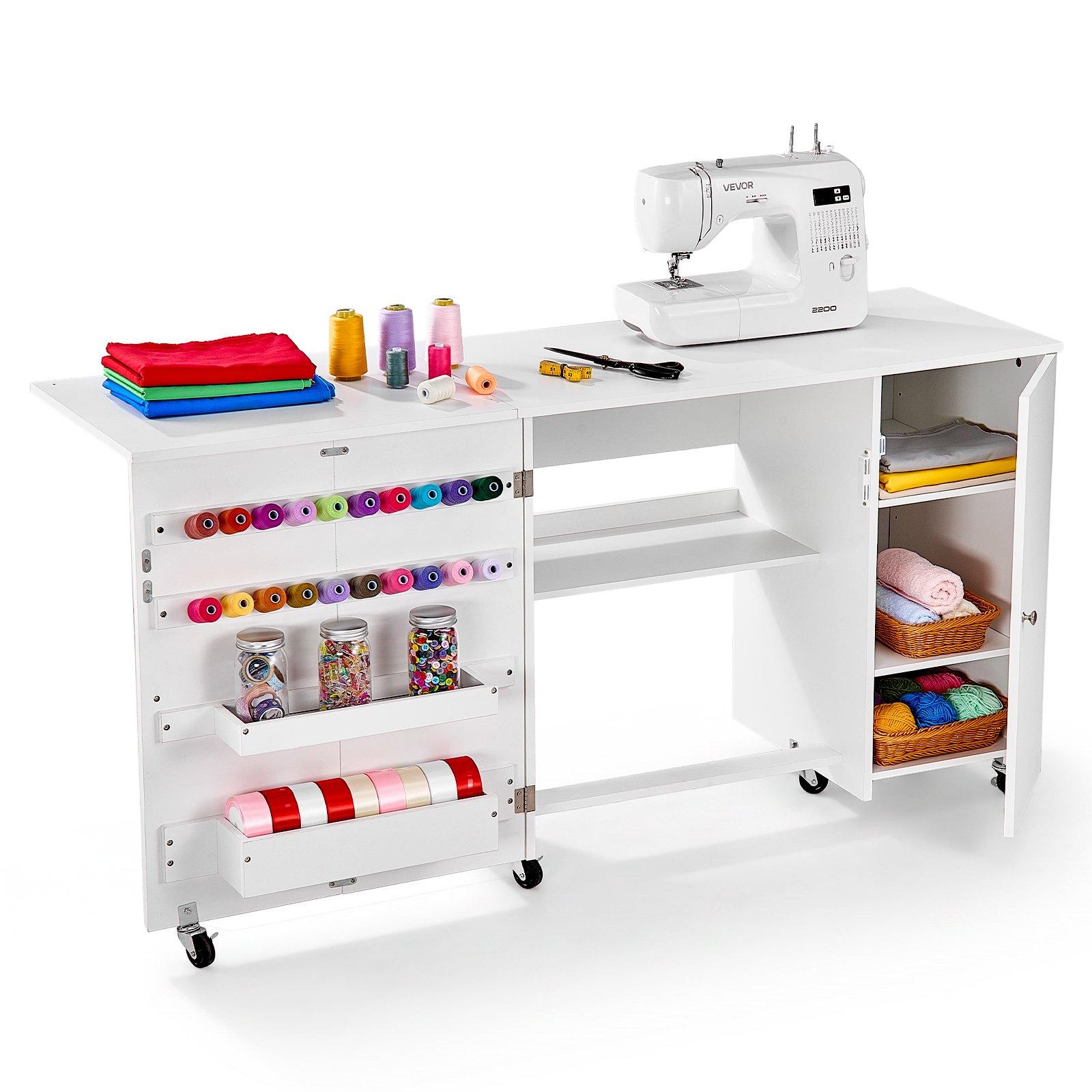 VEVOR Folding Sewing Table, Multipurpose Sewing