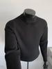 Men's Winter Korean-Style Ribbed Knit Sweater with Half-High Collar - Trendy, Clean Fit
