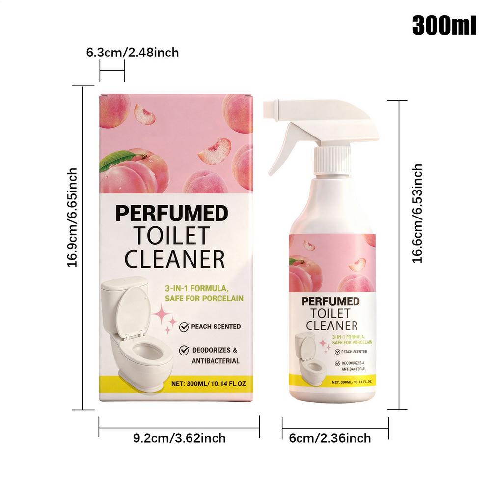 

Toilet Bowl Cleaner 300ml Powerful Foam Spray With Scent Toilet Cleaner Liquid For Home Daily Mall Hospital Business Travel as shown