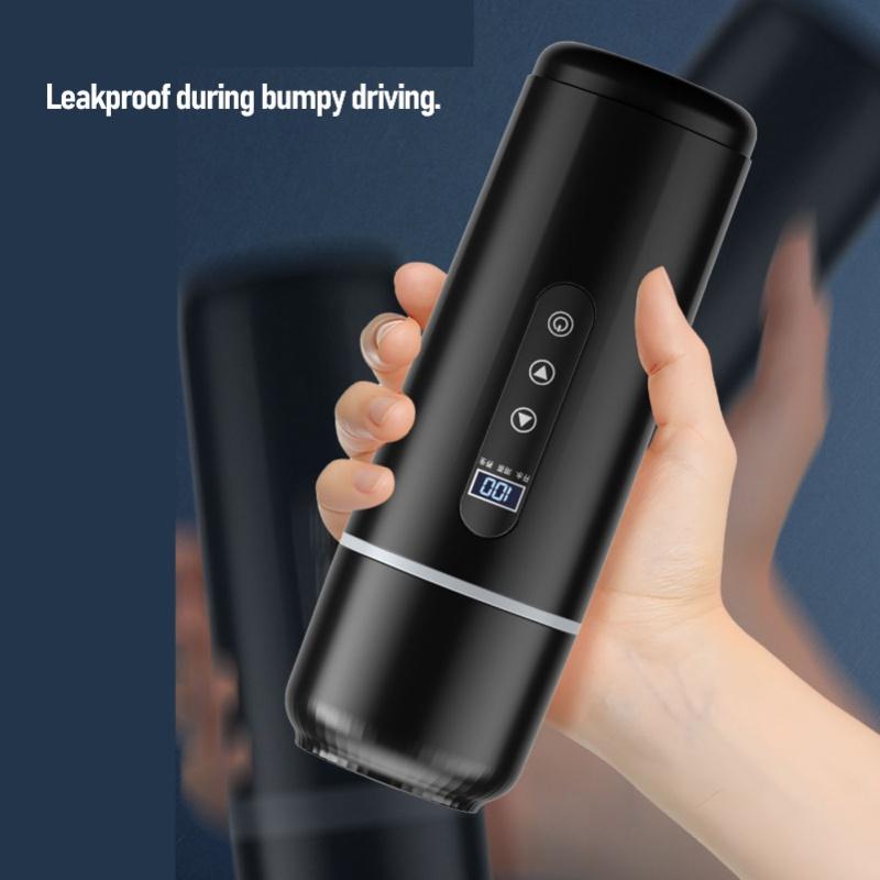 Portable Car Heating Cup 500ml Travel Electric Kettle 12V 24V Portable Water Boiler Heated Cup For Car Truck 316 Stainless Steel