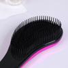 Galvanicky pokovený hřeben na hladké vlasy Domácí antistatický módní masážní hřeben Cestovní přenosný hřeben na vlasy
