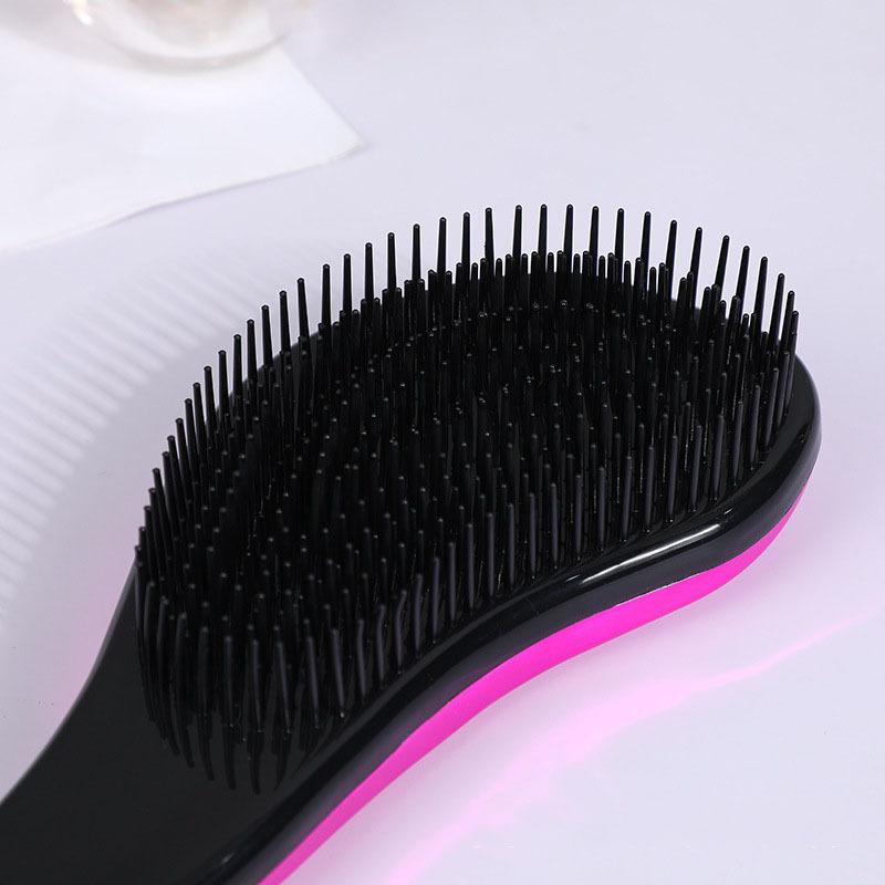 Galvanicky pokovený hřeben na hladké vlasy Domácí antistatický módní masážní hřeben Cestovní přenosný hřeben na vlasy