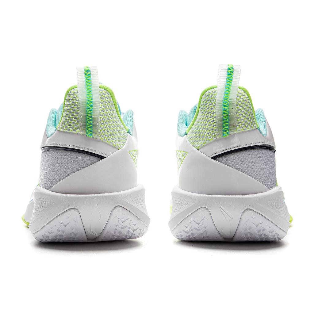 Li Ning Speed 2 Cushioning Slip Resistant Breathable Rebound Low Top Basketball Shoes Men's Standard White ABAV009-3