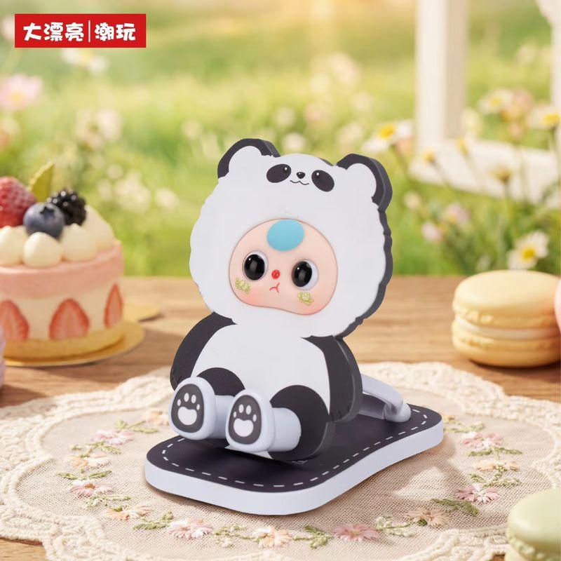Official Baby Three TV Buddy And Phone Stand Series Blind Box Desktop Foldable Phone Stand Desktop Ornament Surprise Box Gift