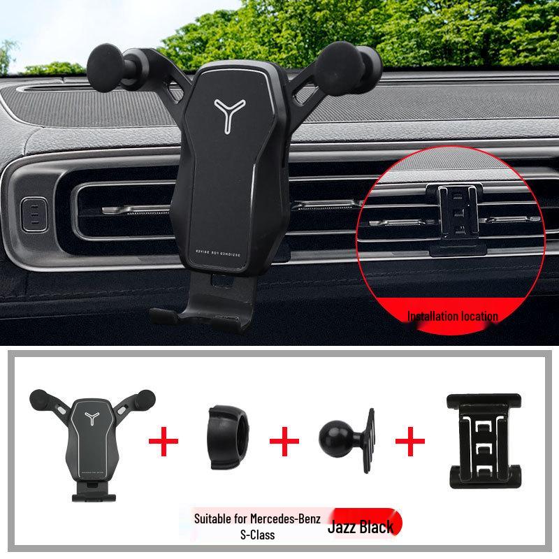 

Mercedes S 21-22 Рестайлинг Беспроводной держатель для телефона с зарядкой и навигацией.