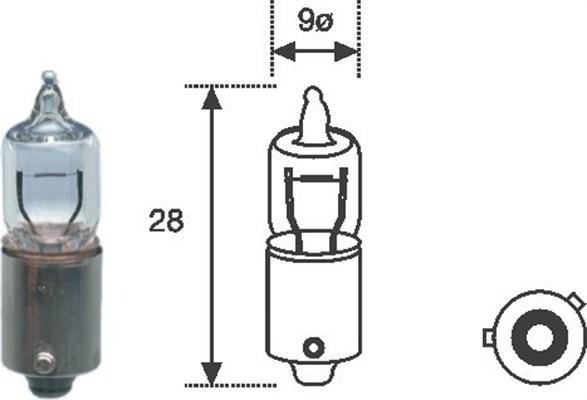 H6W 12V Magneti Marelli Bulb
