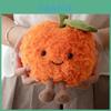 Plush Orange Fruit Toy With Pp Cotton Filling For Kids Bedroom Decor