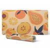 Protective Countertop Mat for Company Office Fruit Retro Pattern 100X50 Cm