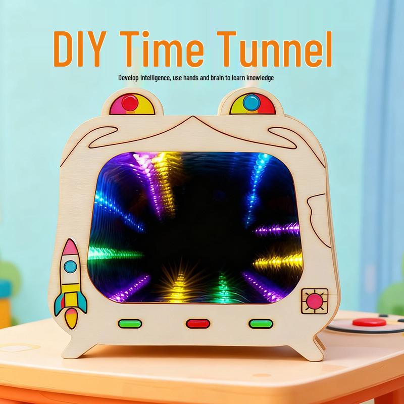 DIY Light Tunnel Experiment Kit: Optical Principles & Mirror Reflection for Students