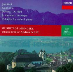 CD JANACEK, MUSIKTAGE MONDSEE ENSEMBLE - Capriccio / Pohadka, A Fairy Tale 4403122 London Records 1993 US Classical Used