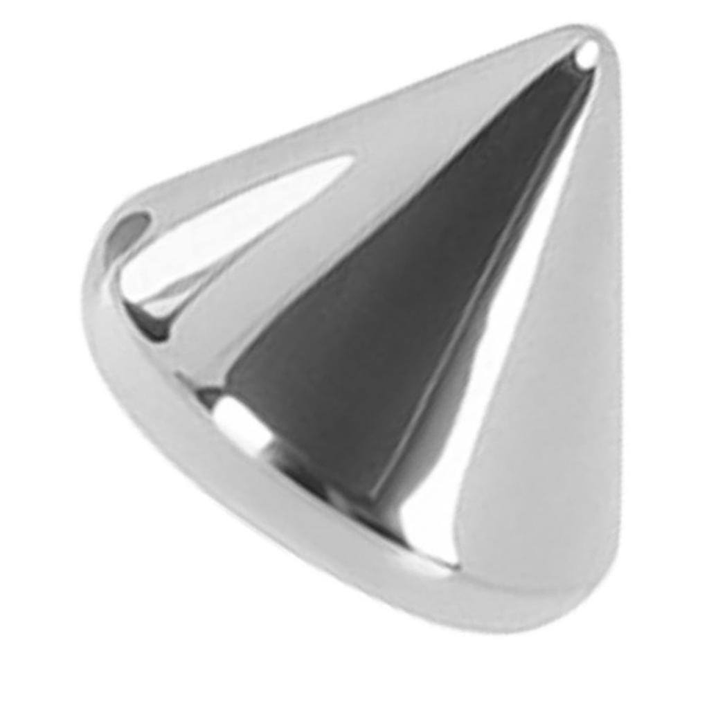 200 Pcs Spike Cone Studs 8x8mm Plastic Punk Style Spike Studs Cone Rivets for Jackets Shoes Bags Belts Silver