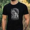 Unisexs Fox Samurai Motif Cotton TShirt Size Xs To 5xl