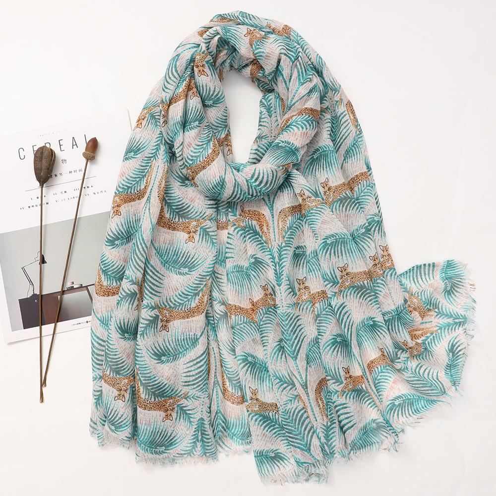 2024New Ethnic Print Beach Travel Scarf Women Tassel Fringed Shawl Seaside Holiday Sunscreen Beach Scarves 180*90cm
