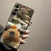 Case for Samsung Galaxy A06 A01 A02 A03 A50 A70 A05 A04 A30 A40 A10 A20 Note 20 Ultra 9 10 Soft Back Phone Cover Cute Capybara