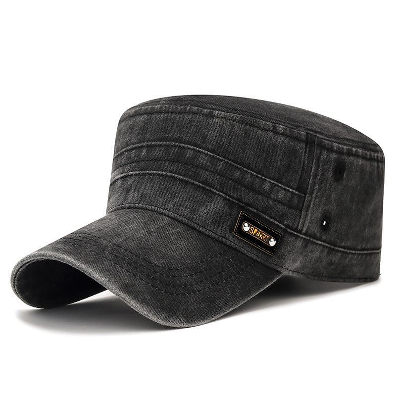 Unisex Washed Cotton Duckbill Cap - Outdoor Leisure Sunshade Hat for Spring & Autumn