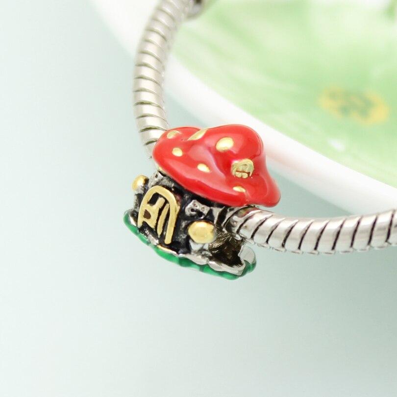 Европейская новая мода Сказочный мир красного грибного домика Маленькие аксессуары — фото 6