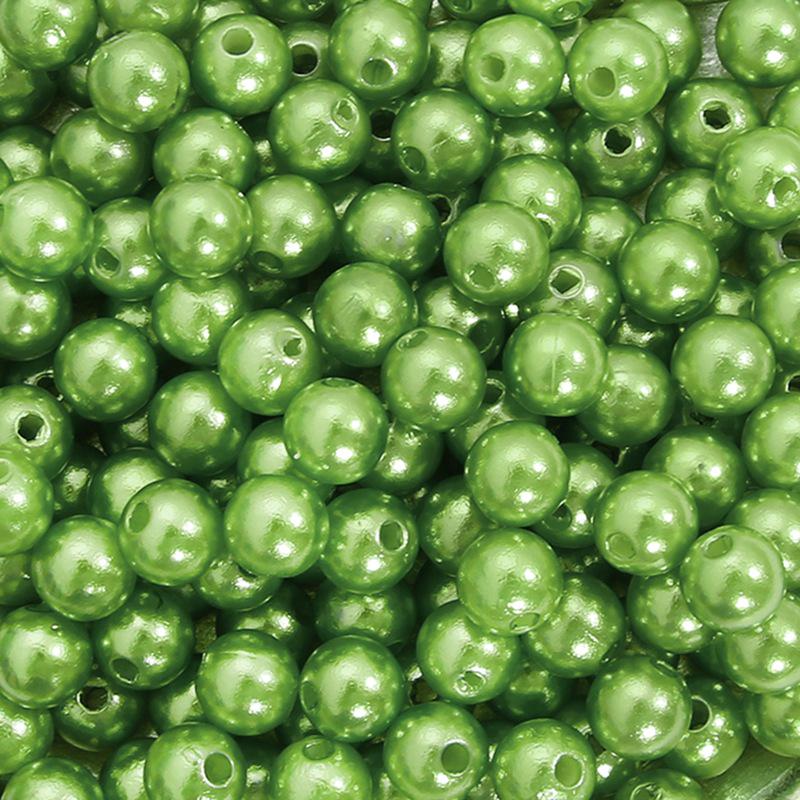 ABS Perforated Pearl-Like Beads for DIY Earrings, Bracelets, Ancient Style Hairpins