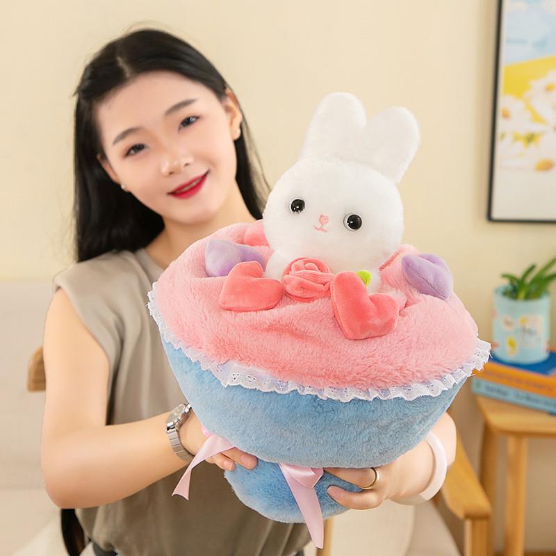 Bunny Plush Toy With Pp Cotton Filling For Kids Bedroom Decor And Giftgiving