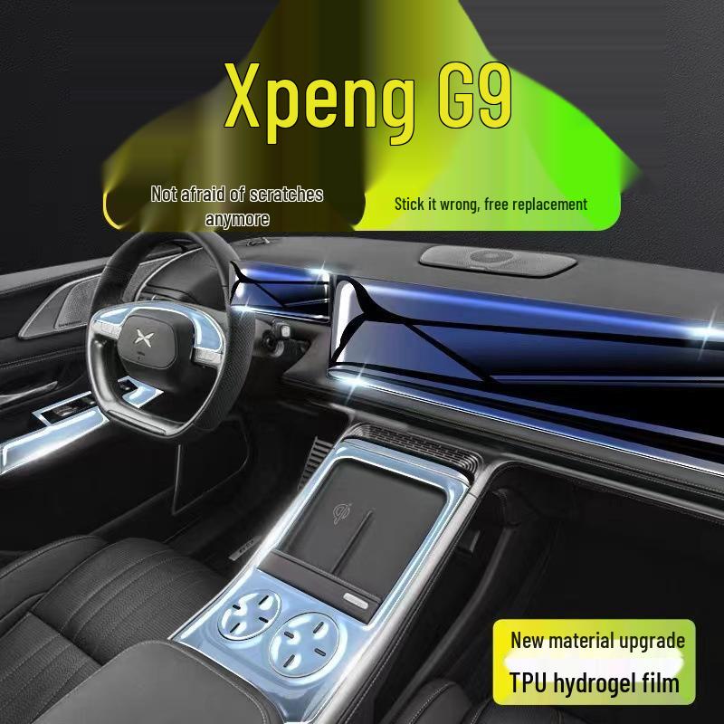 24X Xiaopeng G9 Dashboard & Gear Shift Transparent Protector Film