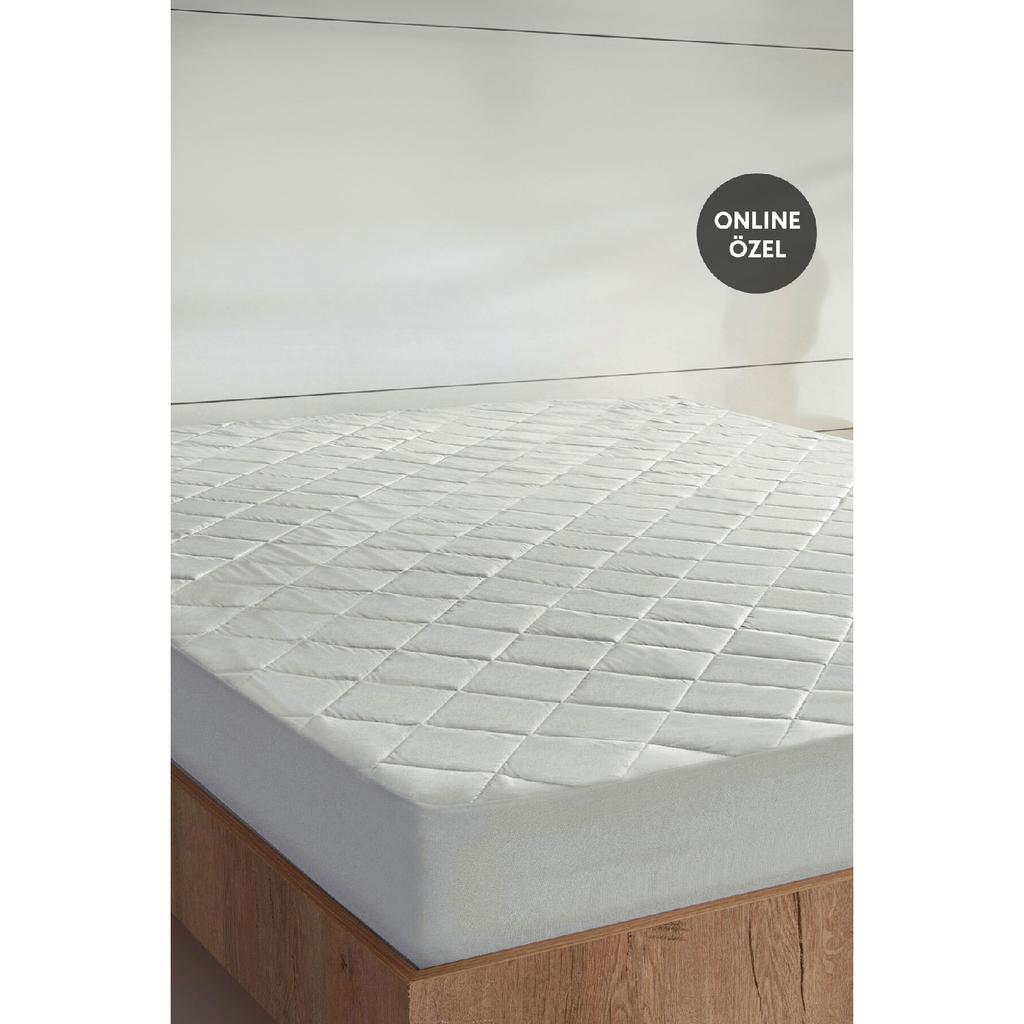 Macaron Polstrede Full Edge Madrasser - Grå