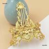 Ancient Style Alloy Hair Crown - Hanfu DIY Handmade Hairpin Costume Accessory by Leide Zhu