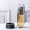 Thermos Water Ripple Portable Double-Layer Glass Cup 400ml