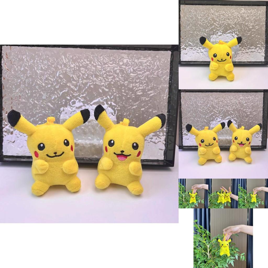 Adorable Pikachu Plush Doll Keychain Cute Plush Toy Bag Charm For Collectors