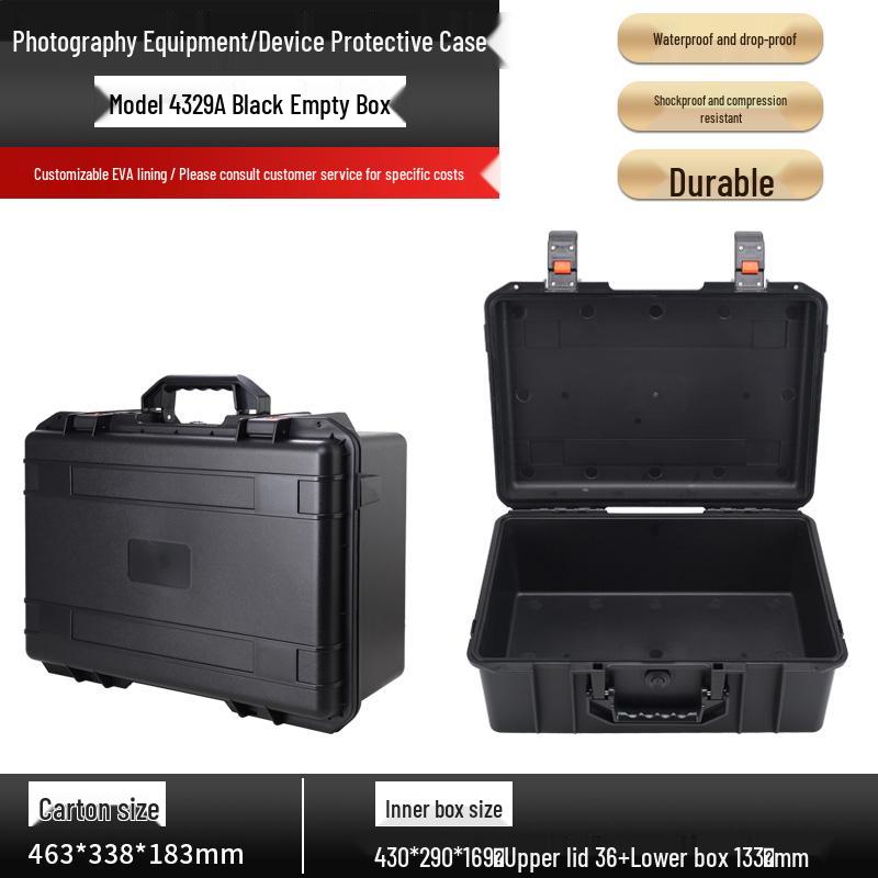 Waterproof Thickened Handheld Tool and Instrument Protection Box, Small Plastic Packaging Box
