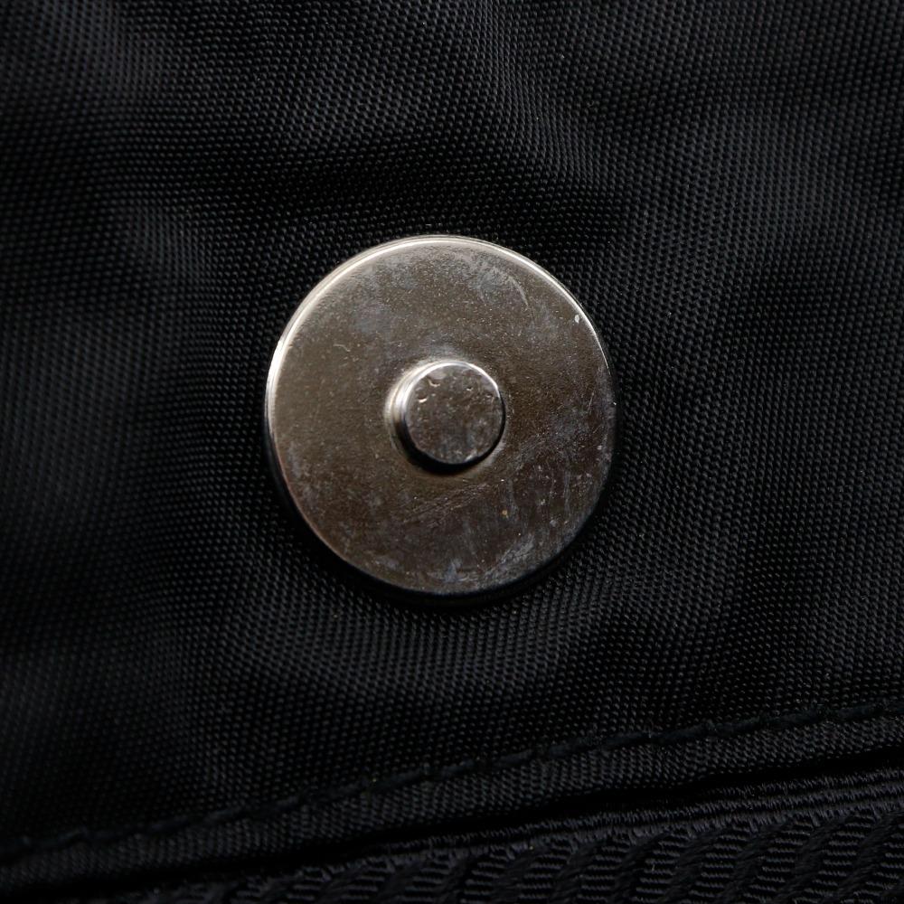 Prada Řetízkový ramenní vak B6431 NERO černý Nylon/plast Ženy Použitý