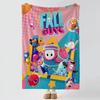 Game GGuys FFall Throw Soft Warm Flannel Blanket Multiuse Throw for Bed Sofa Office Air Conditioning Nap Blanket