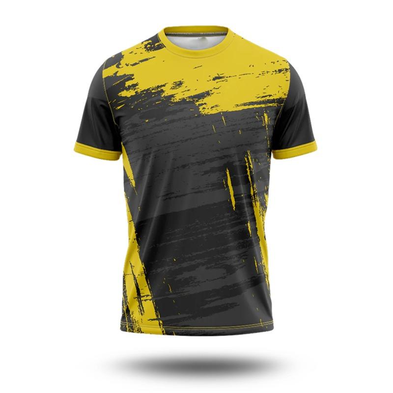 3D Printed Camouflage Quick-drying Breathable Men's T-shirt, Fitness Outdoor Tactical Casual Sports Loose Training Team Uniform