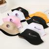 Double-sided fisherman's basin hat women's hat fashion letter embroidery quality hat personality trend hat