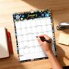 Väggkalender 2026 12x17 tum 12 månader Jan till Dec 2026, Tjockt 120GSM Papper, Stor Blockerad Månadskalender för Anteckningar, Hemmakontor & Skolschemaläggning