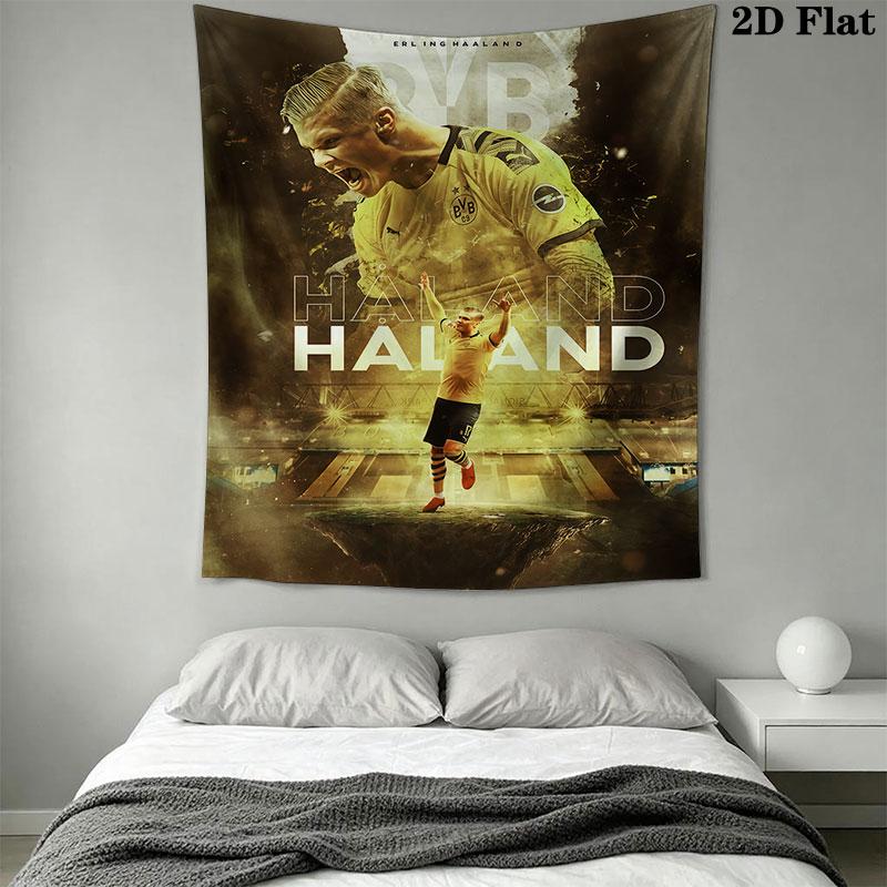 football star Wall Hanging Printed Fabric Blanket Decorative Tapestries for Bedroom Living Room Home Decor