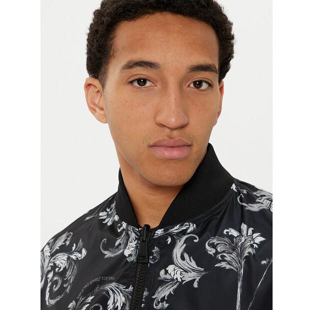 Versace Jeans Couture 78GASD07 CQD92 Mid-season Jacket, Black, Standard Fit