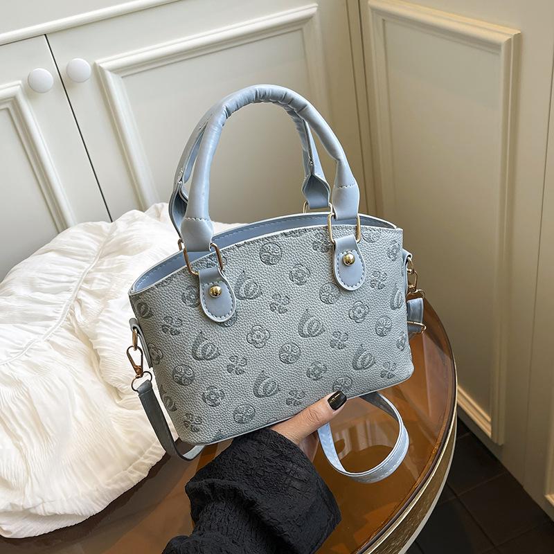 

Сумка кроссбоди, текстура легкой роскоши, женская сумка, модная, с высоким чувством стиля, ретро-сумочка, универсальная, для поездок на работу, женская наплечная сумка синий