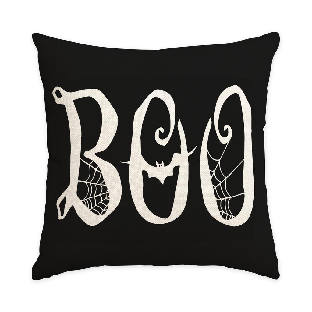 1/4Pcs Halloween Pillowcase, Halloween Black Pumpkin Truck Cushion Cover, Decorative Sofa, Living Room, Bedroom Cushion Cover