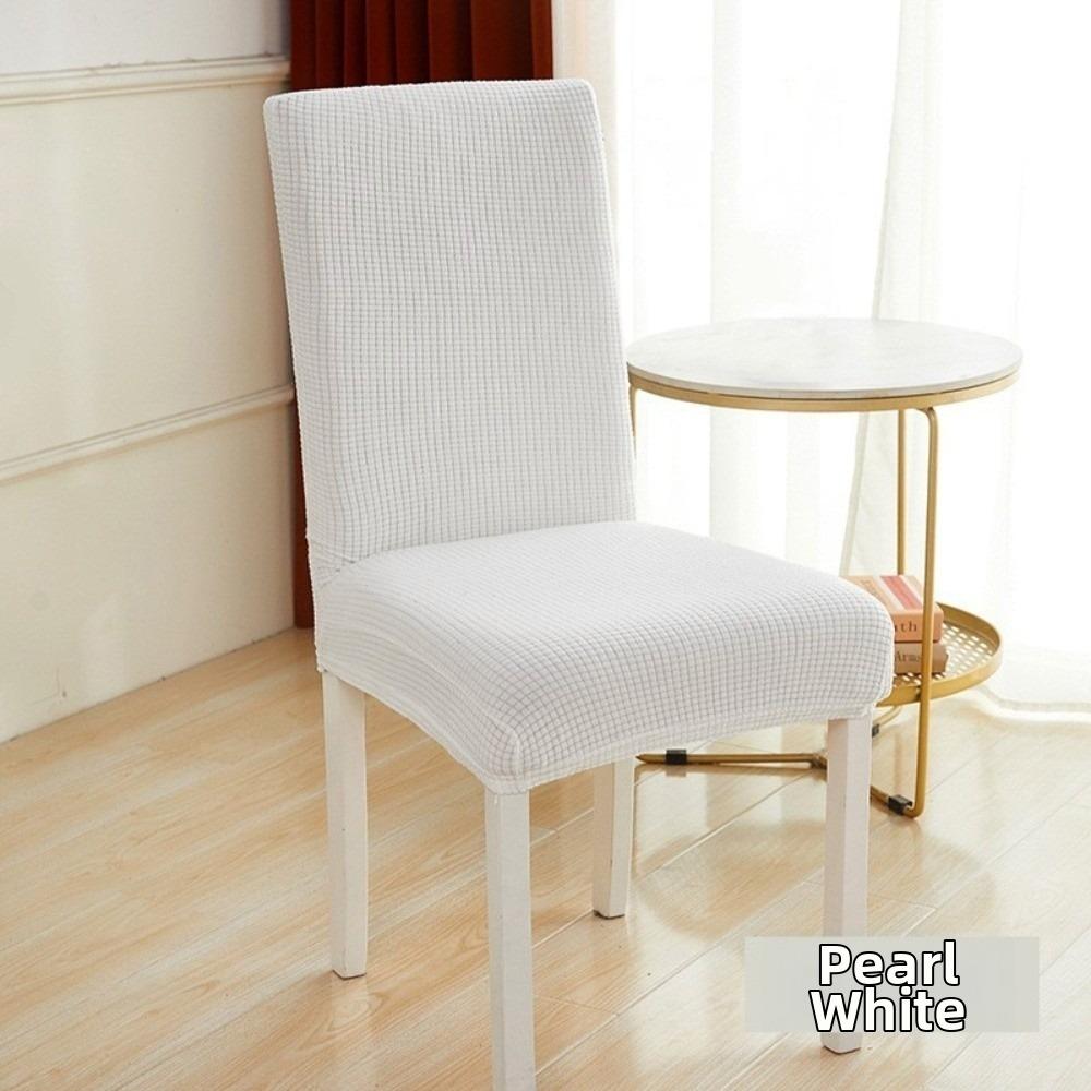 Universal Dining Table Chair Cover High Elastic Chair Dustproof Cover  for Dining Room Home Decor