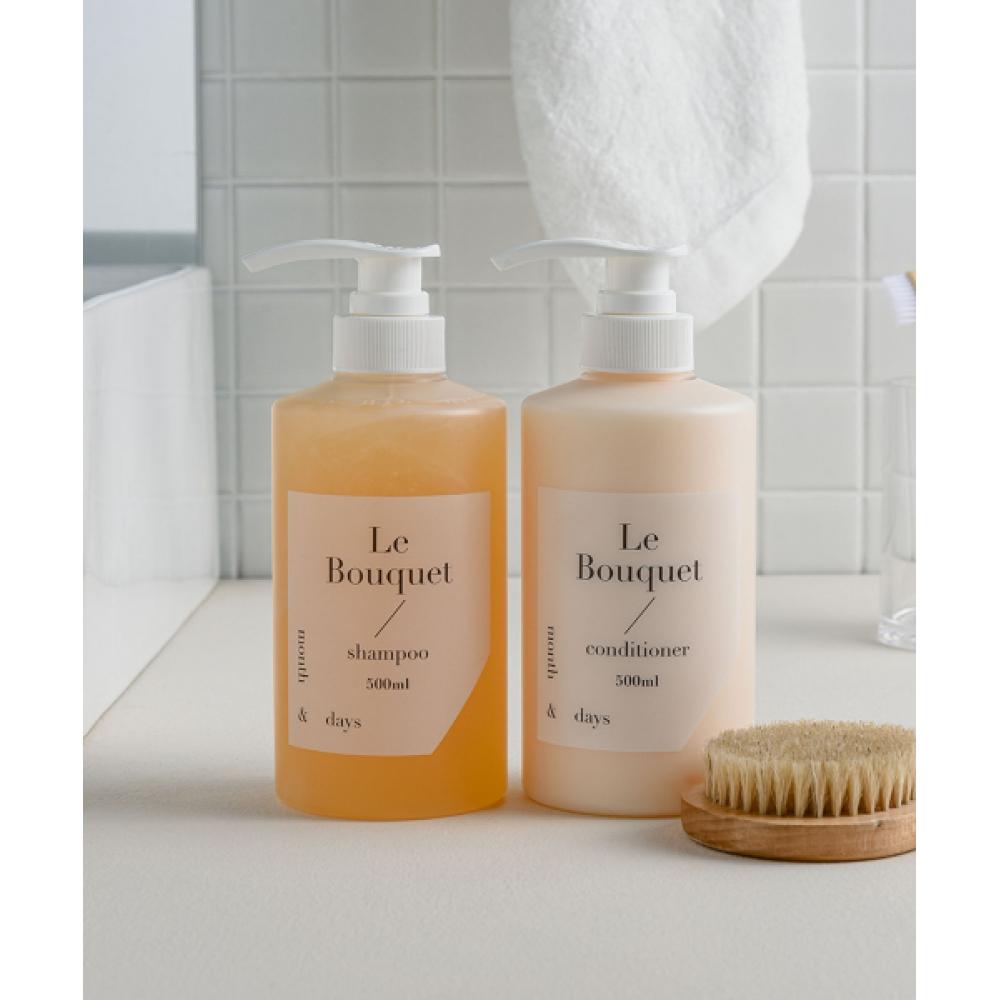 Monthndays Le Bouquet Hair Set  Shampoo 500ml+conditioner 500ml FREE