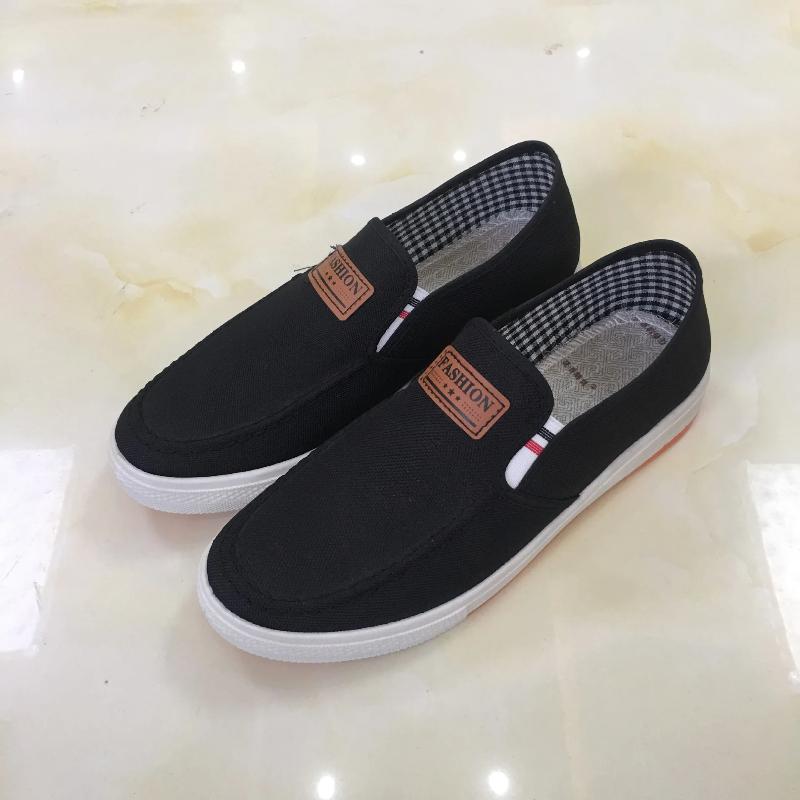 Men Casual Shoes Slip on Canvas Loafers Comfortable Walking Flats for Man Dude Non Slip Soft Moccasins Sneakers Summer Hombre