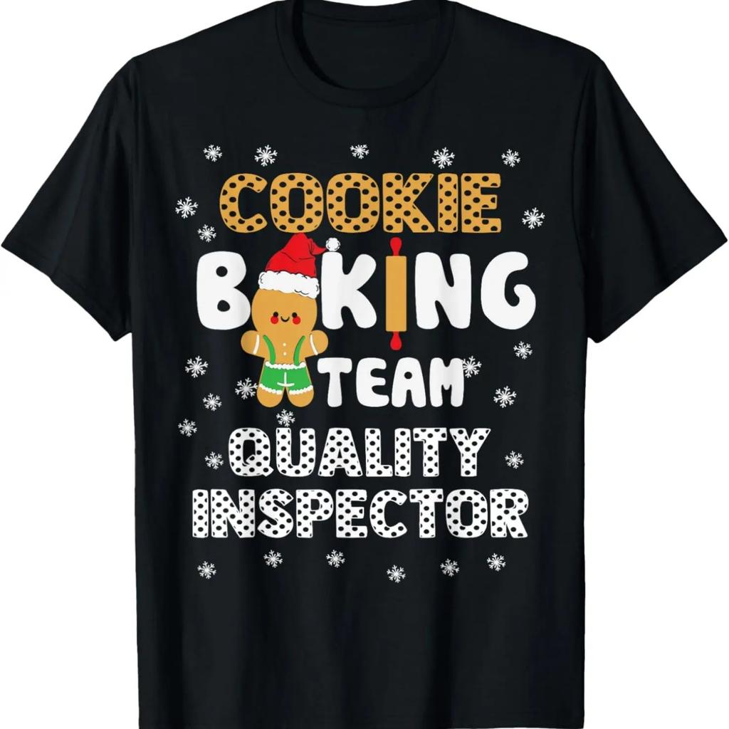 Bake Squad Christmas Baking Crew Team Tester Cookie Baking T-Shirt