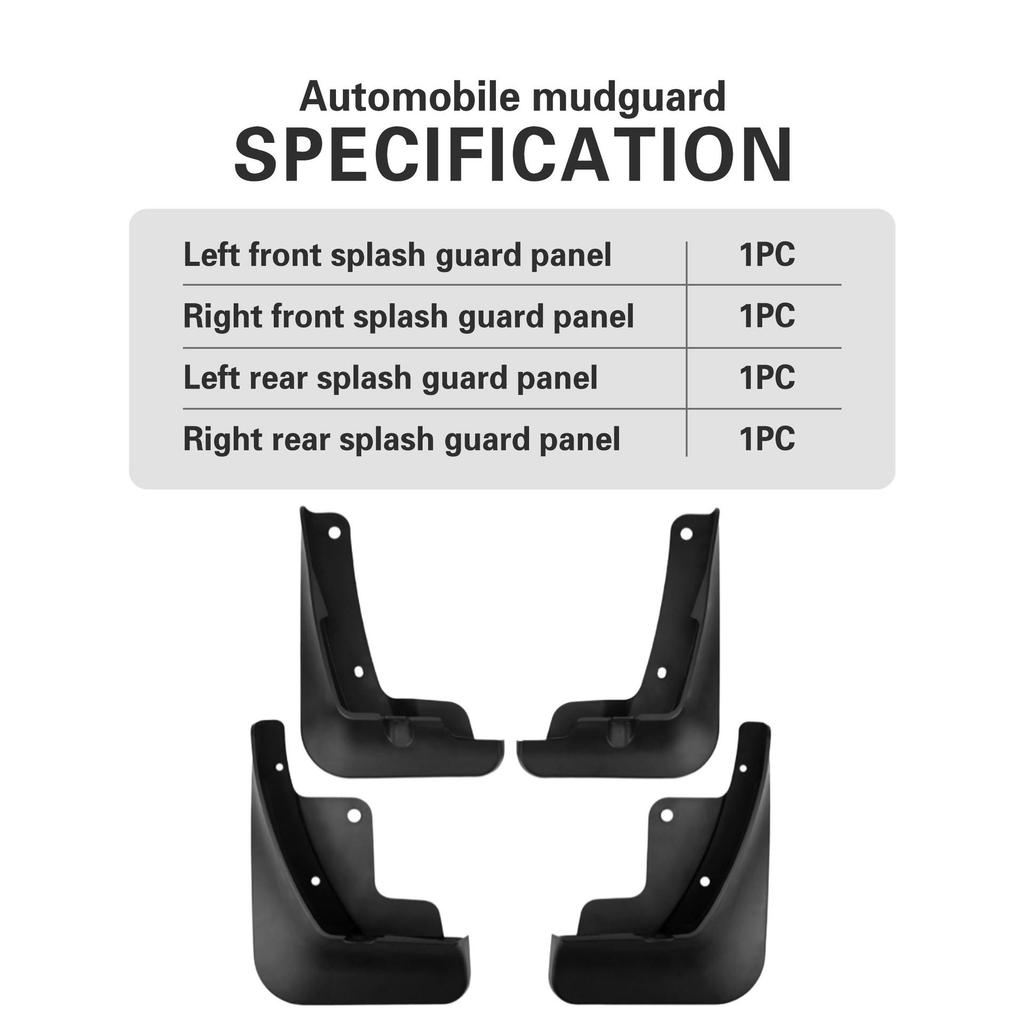 Nissan Sylphy/Sentra Uyumlu Çamurluk Paçaları (2020-2025)