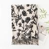 WTEMPO Retro Autumn Winter Printed Thick Warm Tassel Scarves Christmas Casual Versatile Cold-prood Windproof Outdoor Shopping/Commuting Scarf Shawls